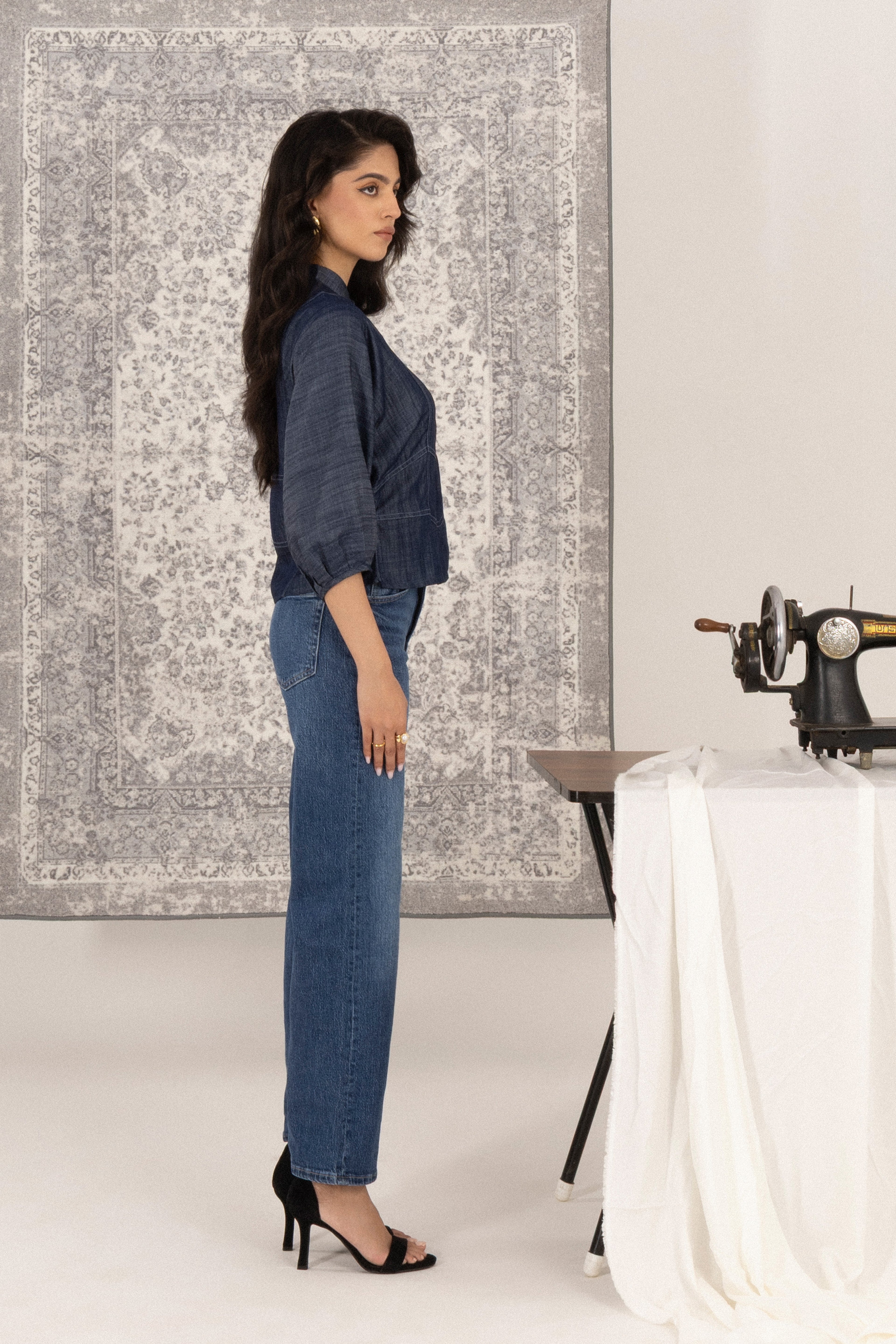 Nehru Collar Top