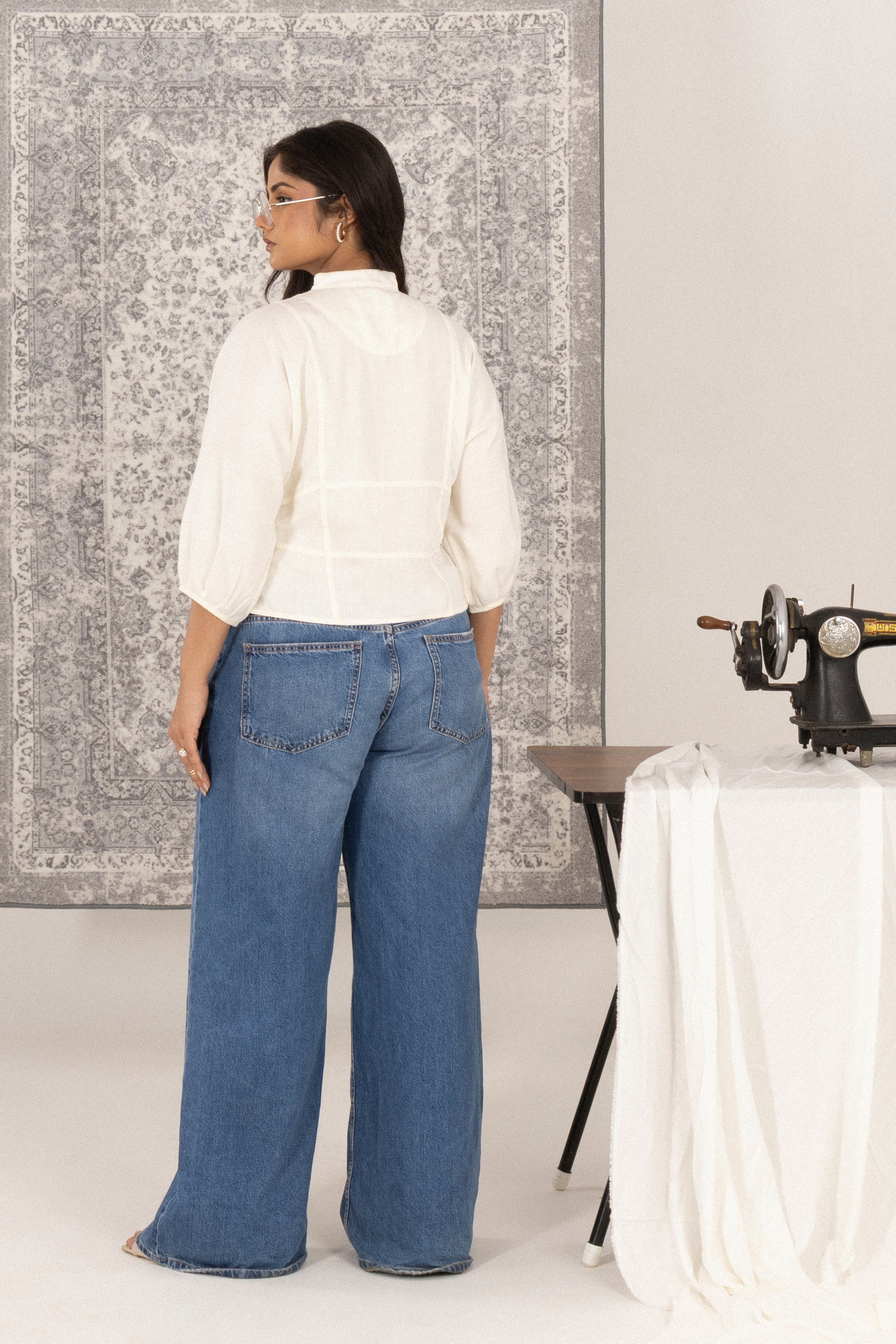 Nehru Collar Top