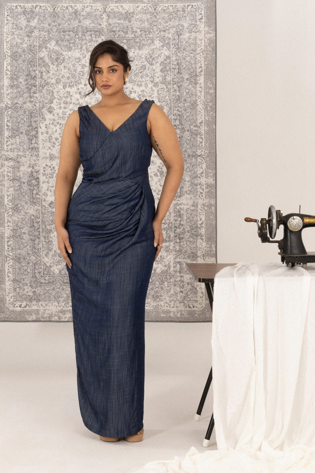Cowl Dress