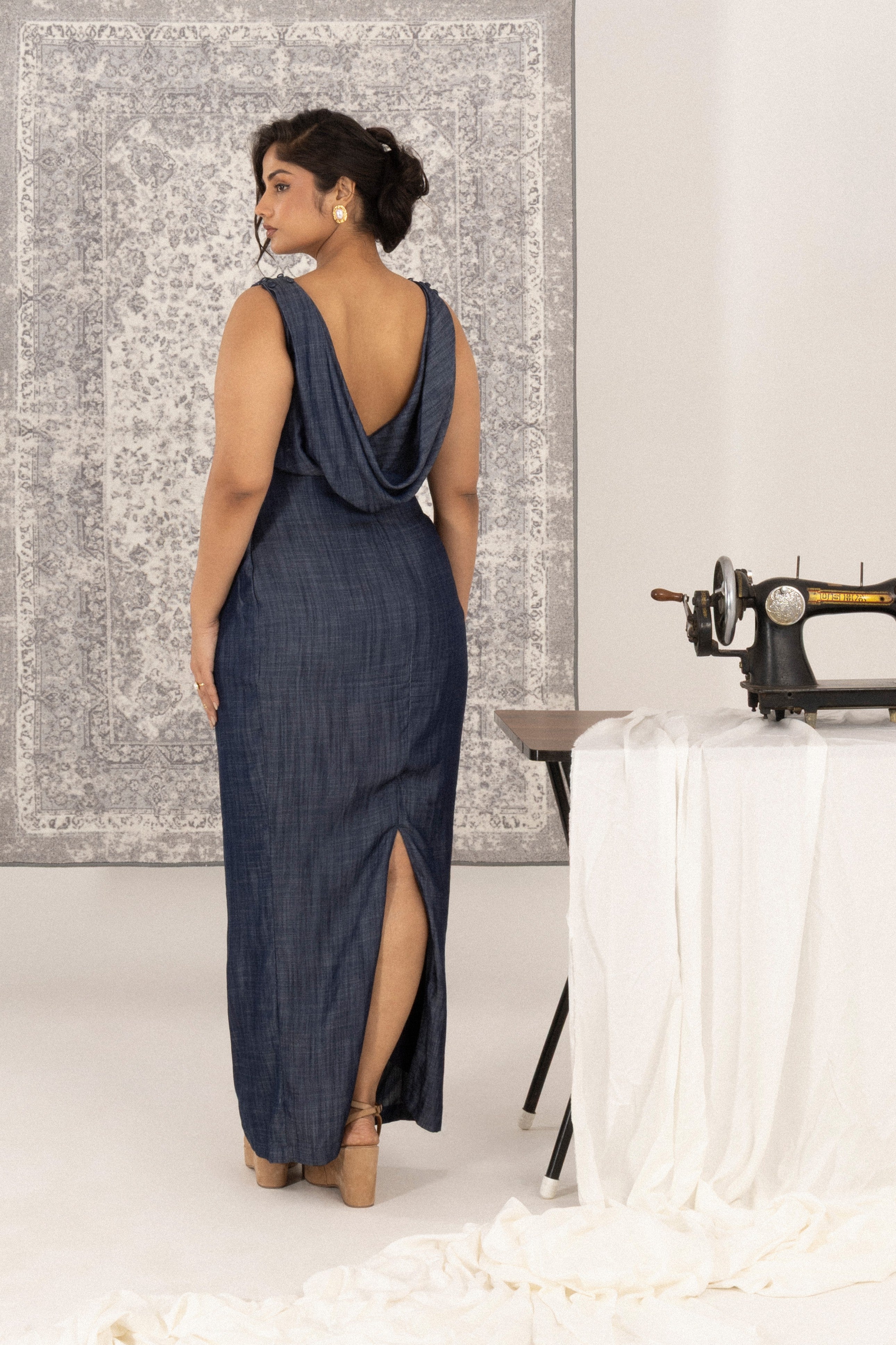 Cowl Dress