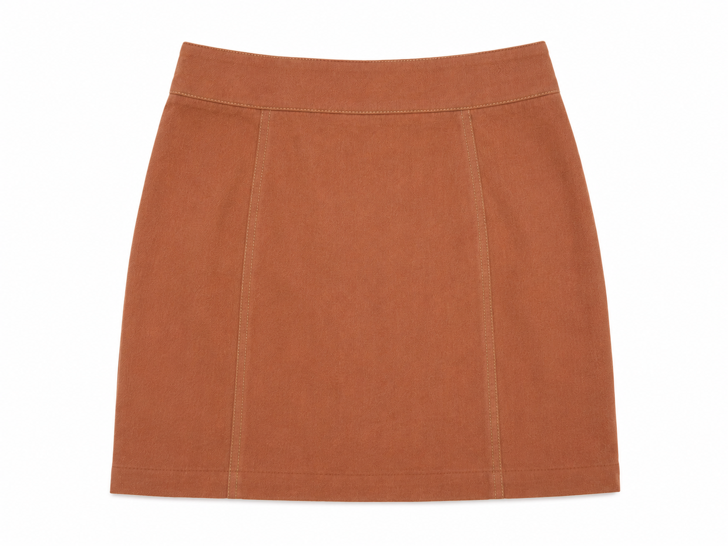 Double Placket Mini Skirt