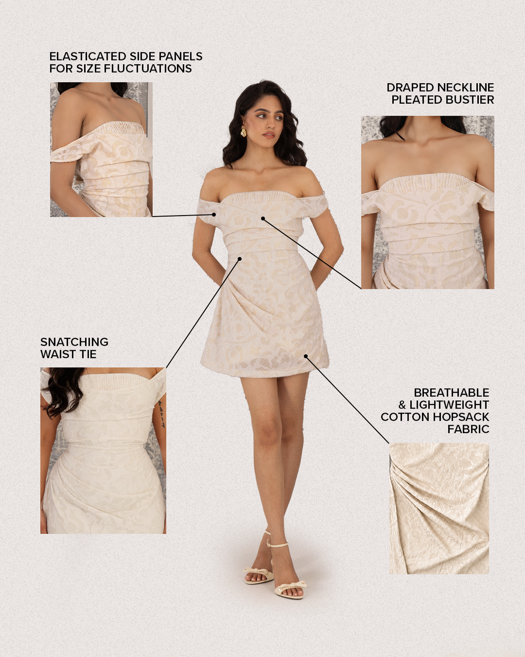 Off-Shoulder Mini Dress
