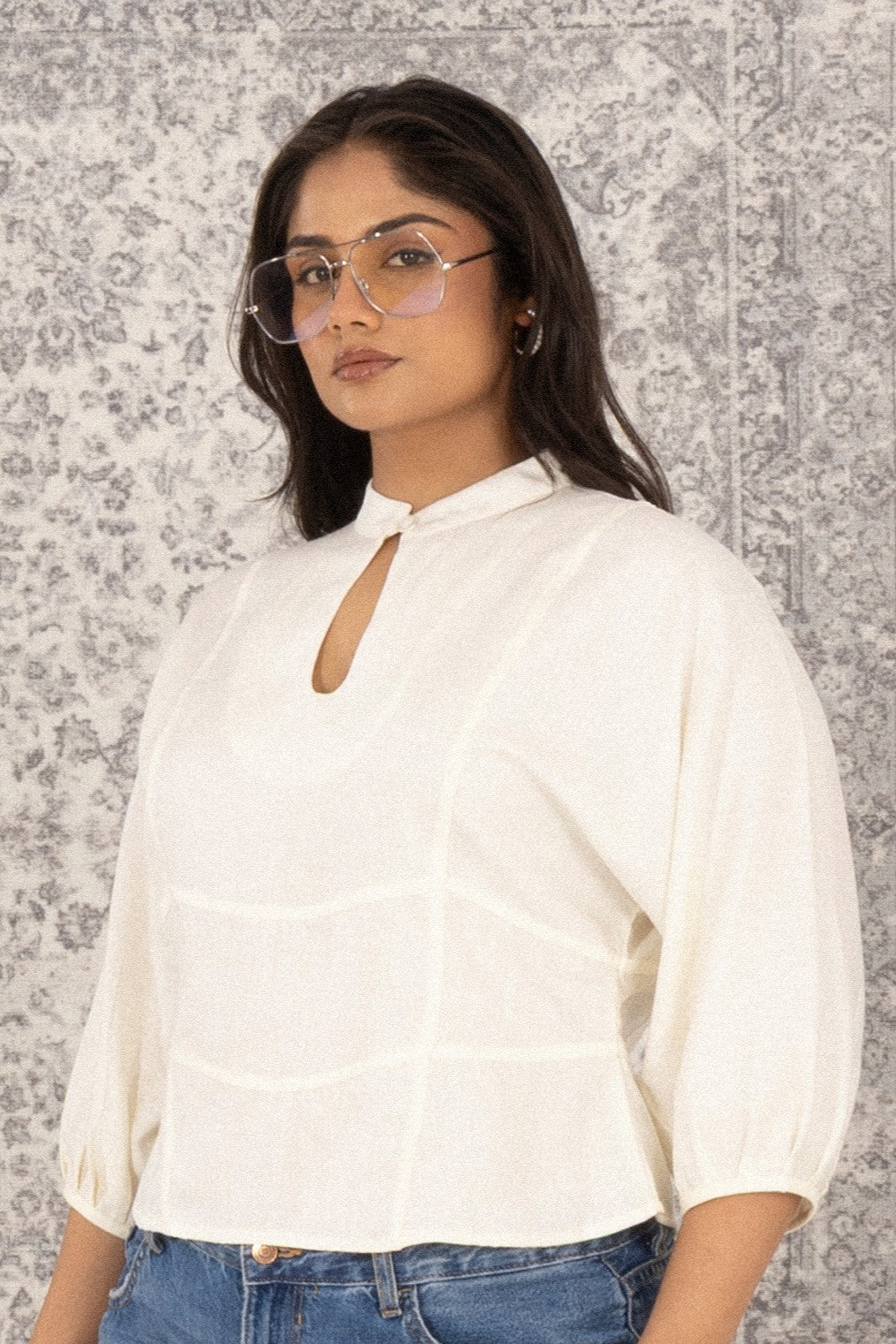 Nehru Collar Top