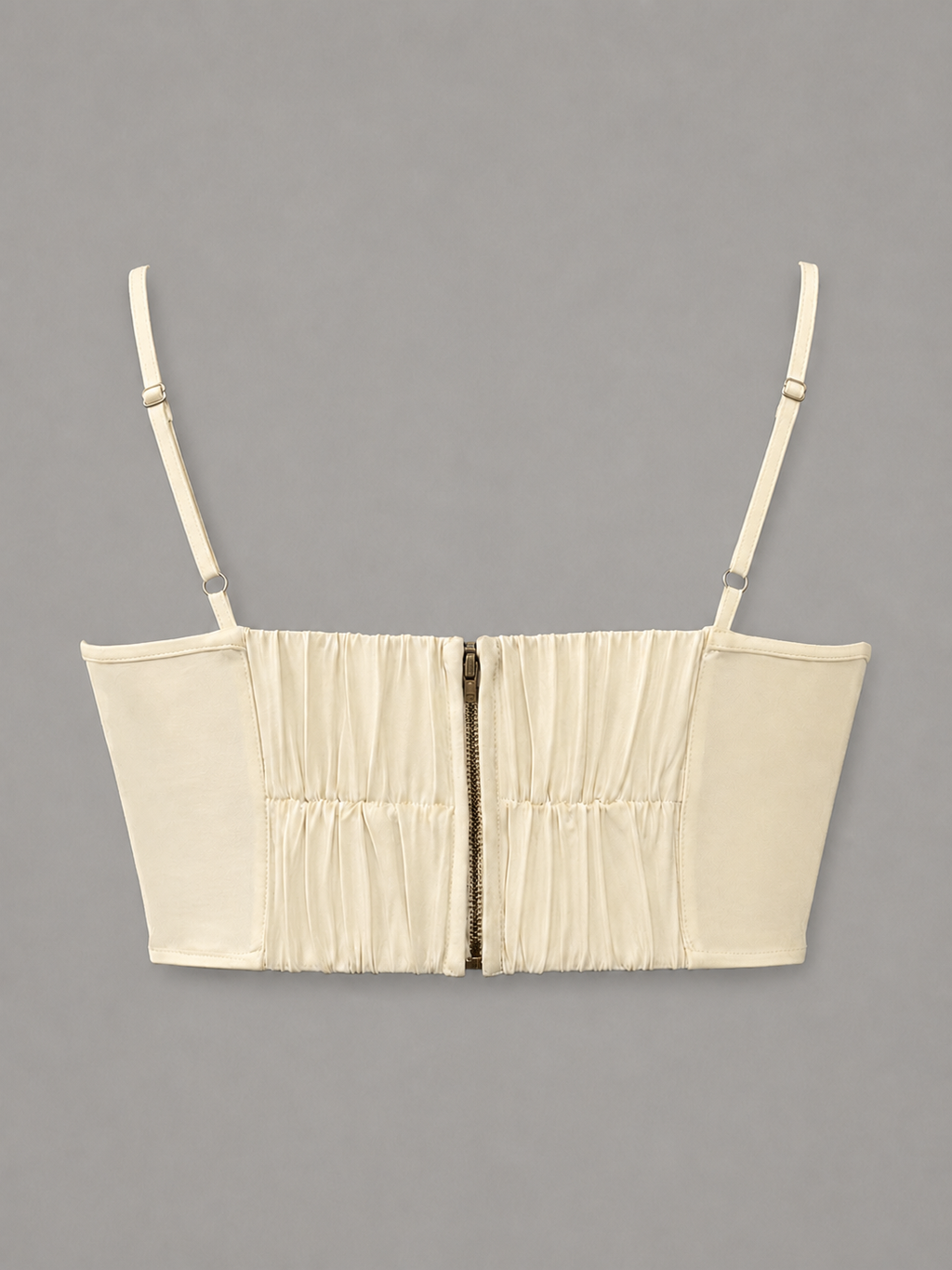 Scoop Top & Pleated Bustier