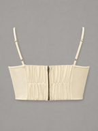 Scoop Top & Pleated Bustier
