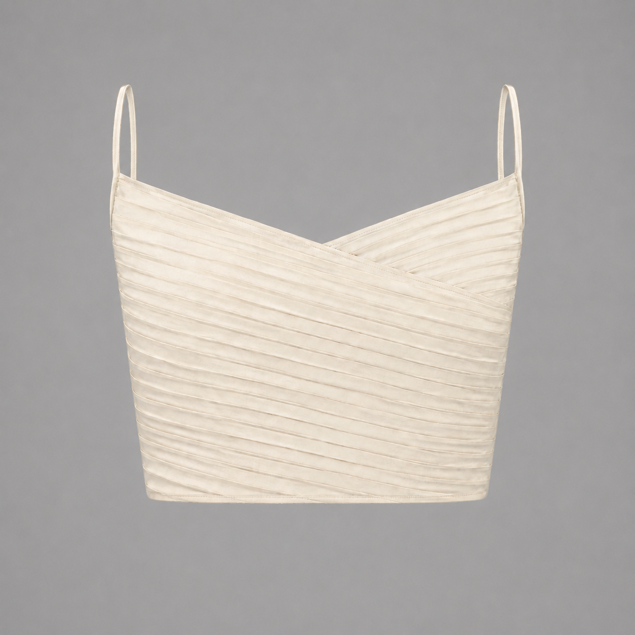 Scoop Top & Pleated Bustier