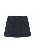 Size Adjustable Wrap Mini Skirt