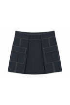 Size Adjustable Wrap Mini Skirt