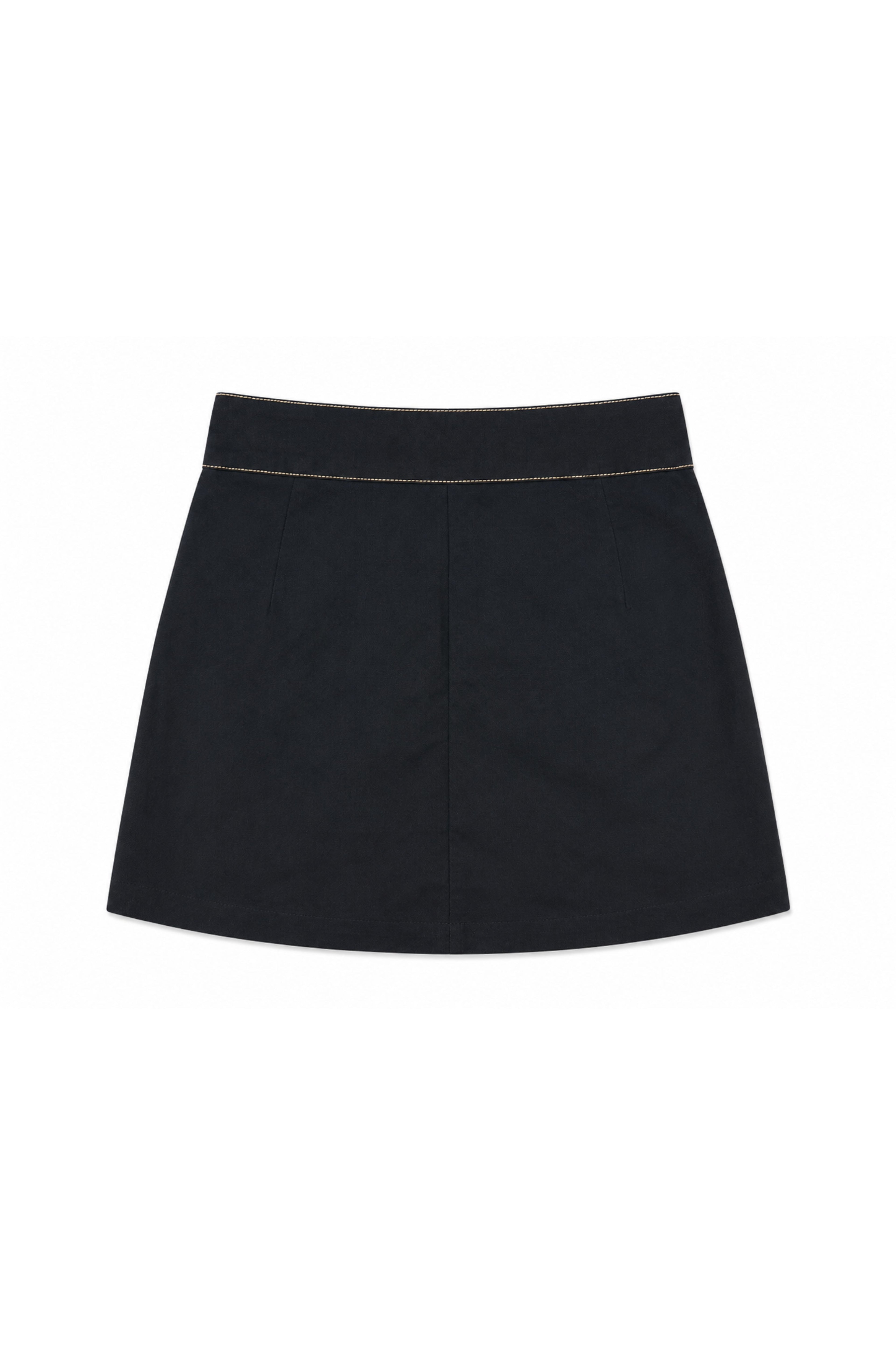 Size Adjustable Wrap Mini Skirt